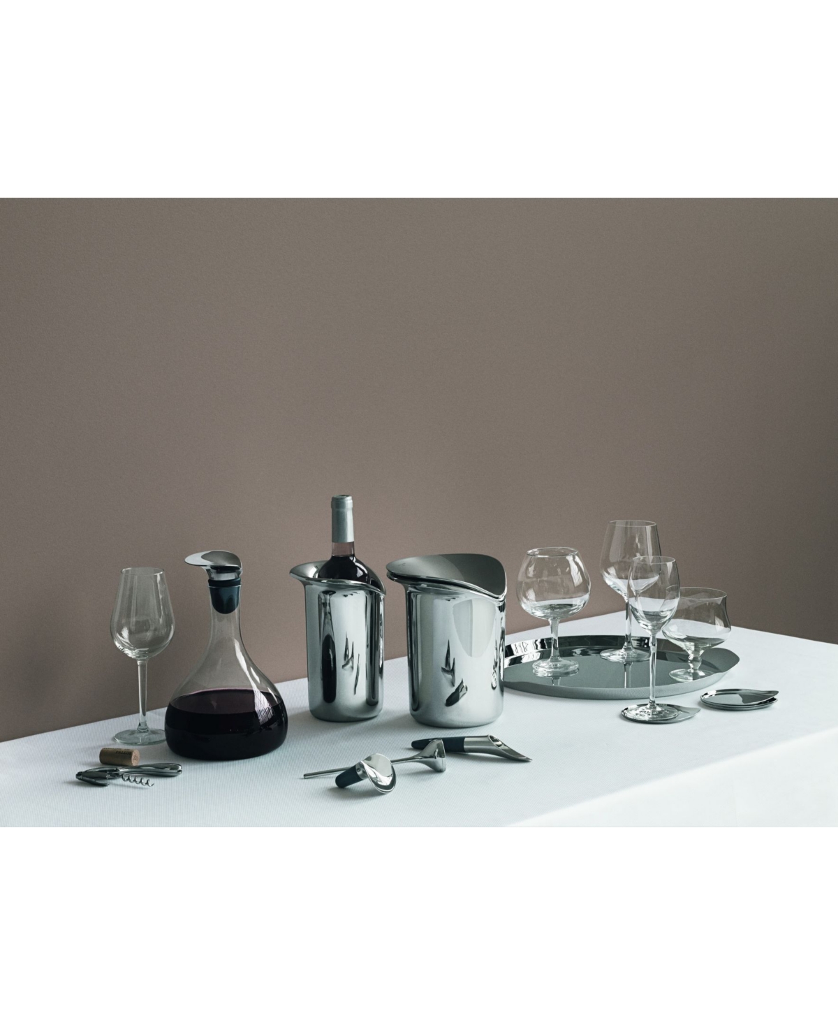Georg Jensen Wine Coasters, 4 Piece