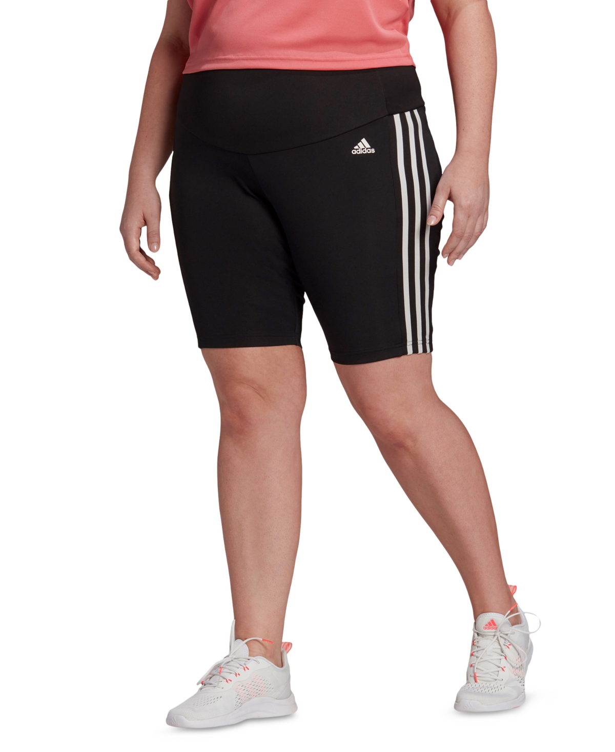 adidas Plus Size High Rise Short Sport Tights Macy s