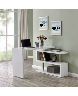 Tara Multifunctional Corner Desk with Shelves