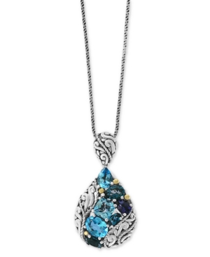 image of Effy Multi-Gemstone Teardrop 18
