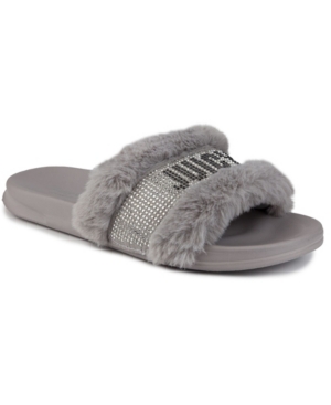 Women's Steady Faux Fur Sandal Slide Women's Shoes