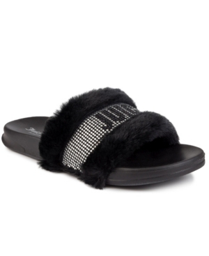 Women's Steady Faux Fur Sandal Slide Women's Shoes