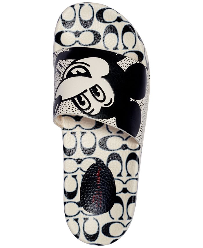 womens mickey mouse slides