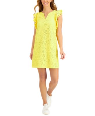 Yellow Dresses Resort Wear for Women 