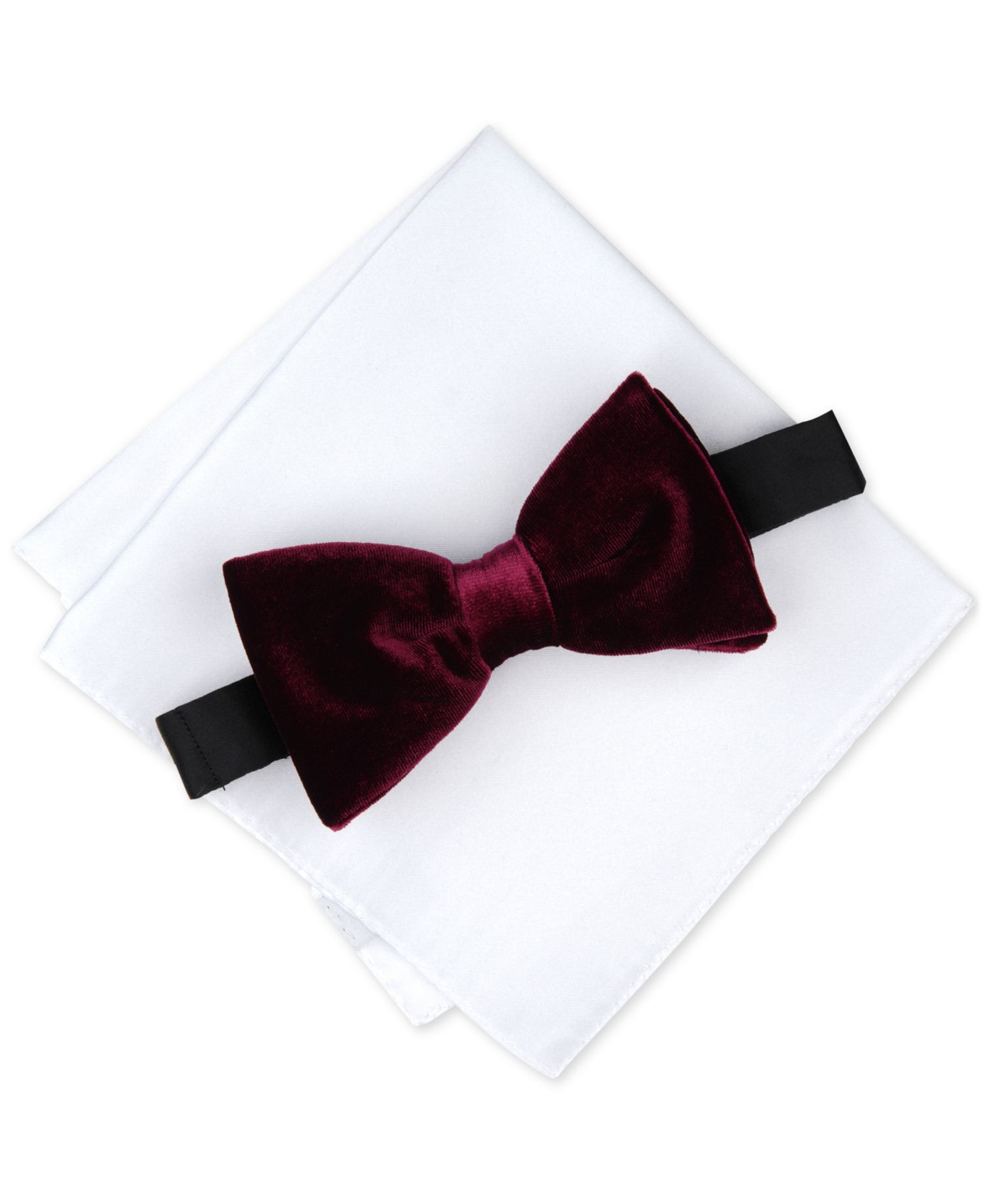 Men's Cameo Velvet Solid Bowtie