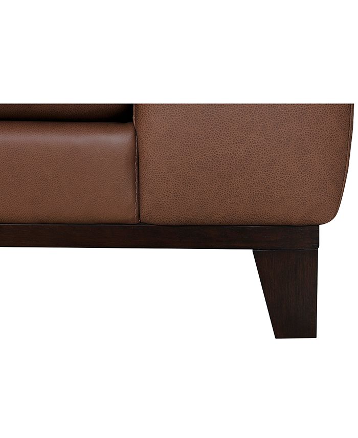 Furniture CLOSEOUT! Harli Leather Accent Chair, Created for Macy's