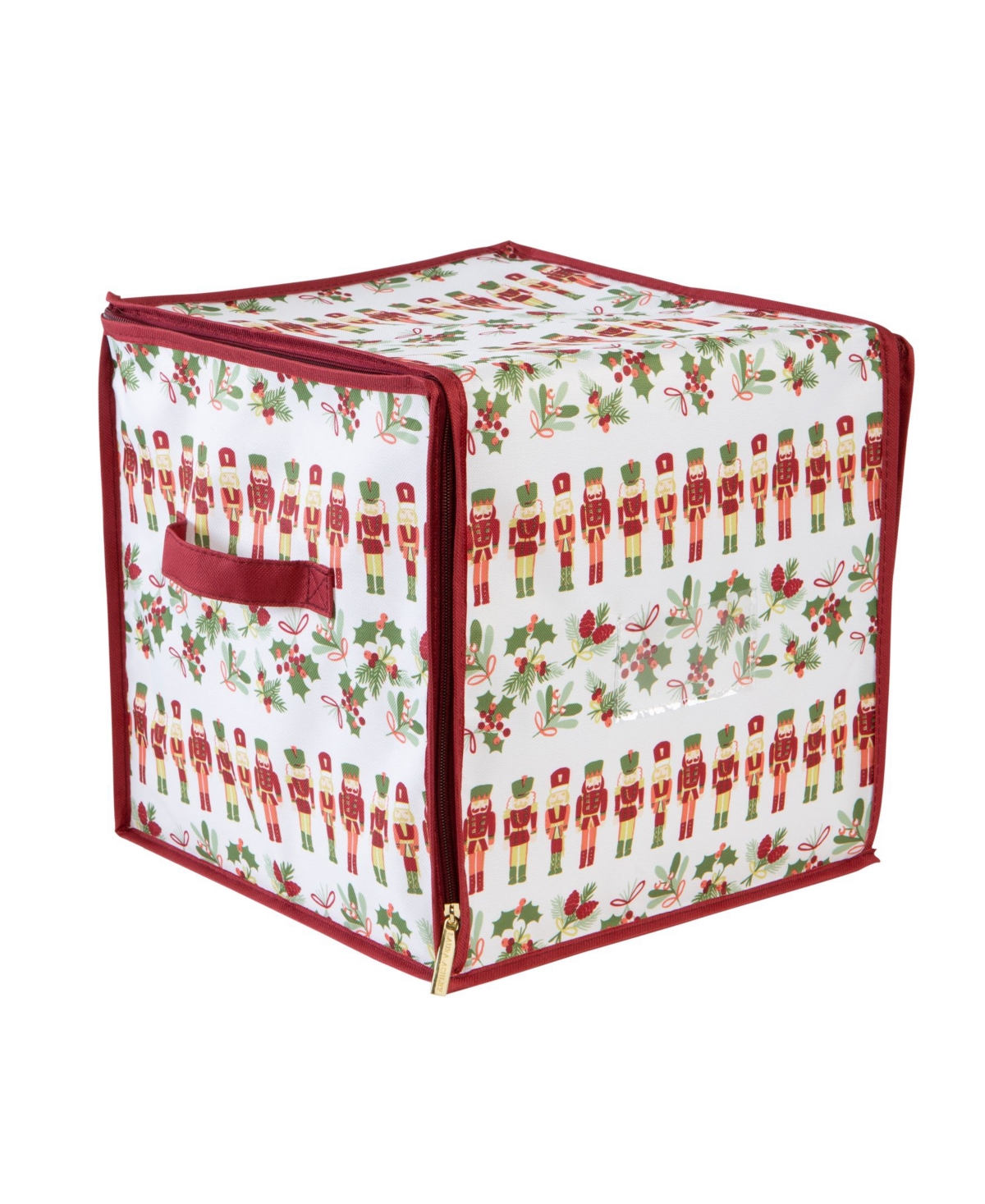 Laura Ashley Print Design 64 Count Stackable Christmas Ornament Storage Box