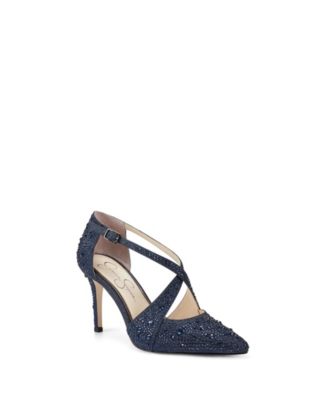 navy blue heels macy's