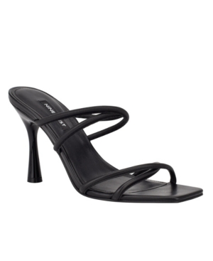 image of Nine West Women-s Fabiola Square-Toe Slide Sandals Women-s Shoes