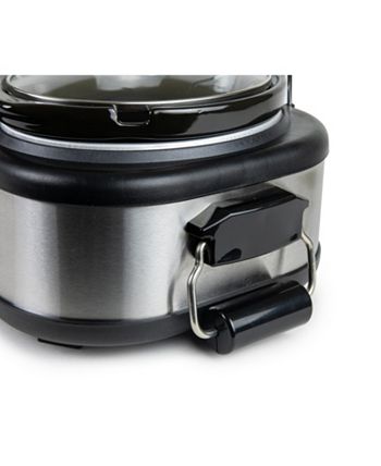 HomeCraft 3-Station 1.5 qt. Stainless Steel Slow Cooker Buffet HCTSC15SS -  The Home Depot