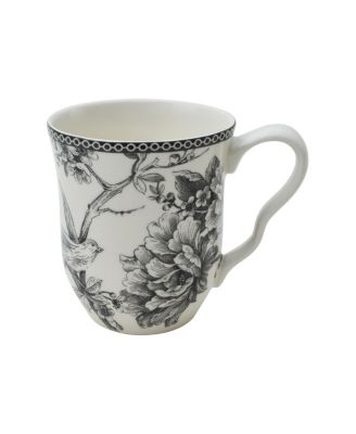 Adelaide Black 16 Piece Dinnerware Set, Service for 4