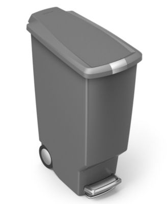 40 Liter Plastic Slim Liner Rim Kitchen Trash Can