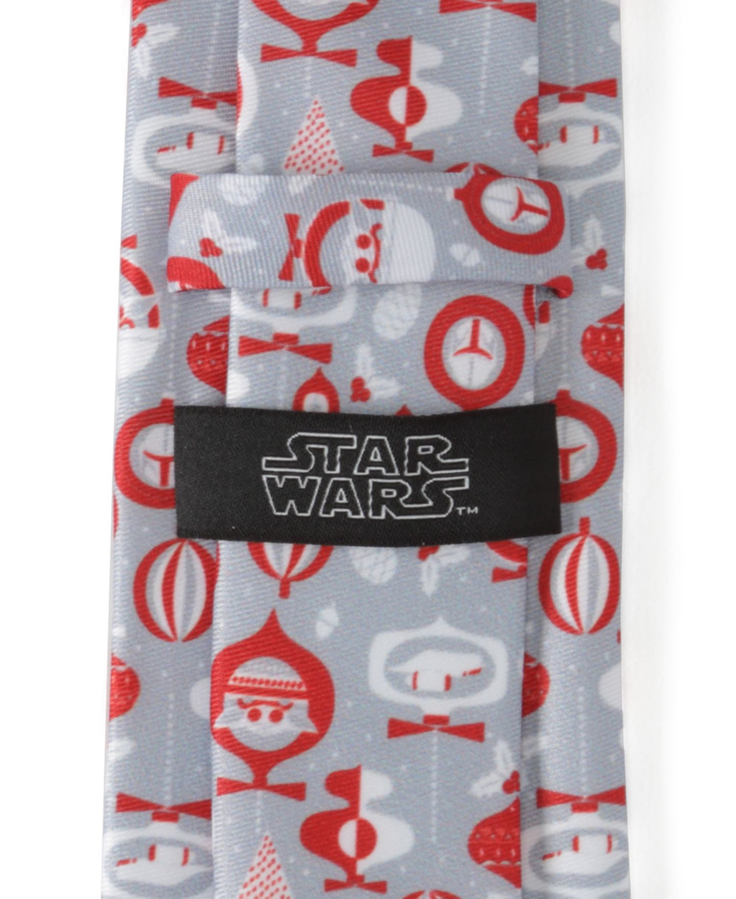 Мужские галстуки Star Wars Holiday Mando Tie, цвет: Красный — фото 3
