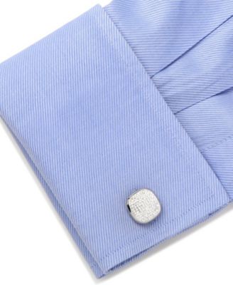 Men's Pave Cufflink and Stud Set