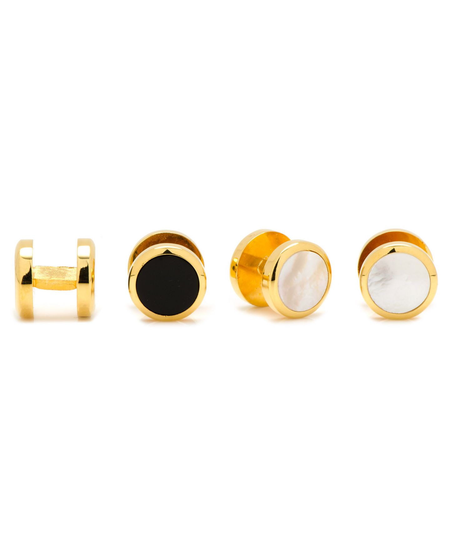 Мужские серьги Ox & Bull Trading Co. Double Sided Round 4 Piece Set — фото 2