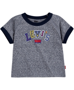 image of Levi-s Baby Boys Textured Raglan Top