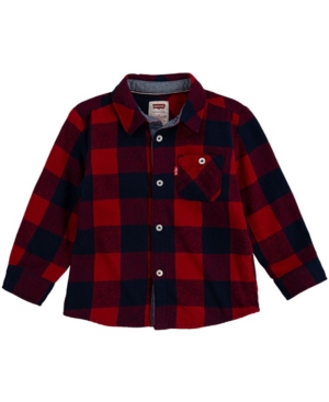 image of Levi-s Baby Boys Long Sleeve Woven Shirt