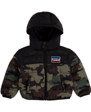 image of Levi-s Baby Boys Chenille Puffer Jacket