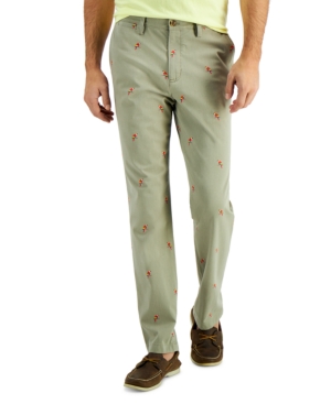 Club Room Men's Parrot-Print Pants Created for Macy's