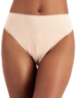 Charter Club Everyday Cotton High-Cut Brief Underwear, Created for Macy's - Chai (Nude 5)