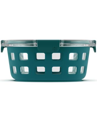 DuraGlass 7-Cup Round Meal Prep Food Storage Container