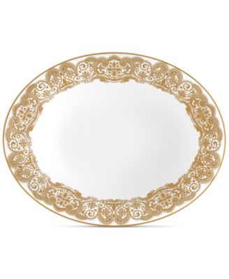 Waterford - Lismore Lace Gold Vegetable Dish