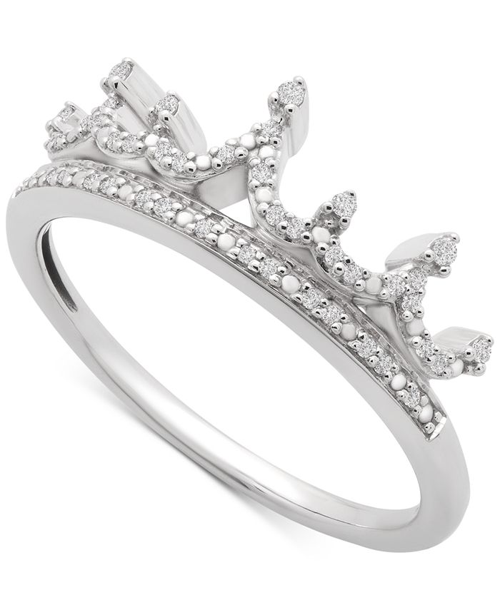 Macy's crown store ring