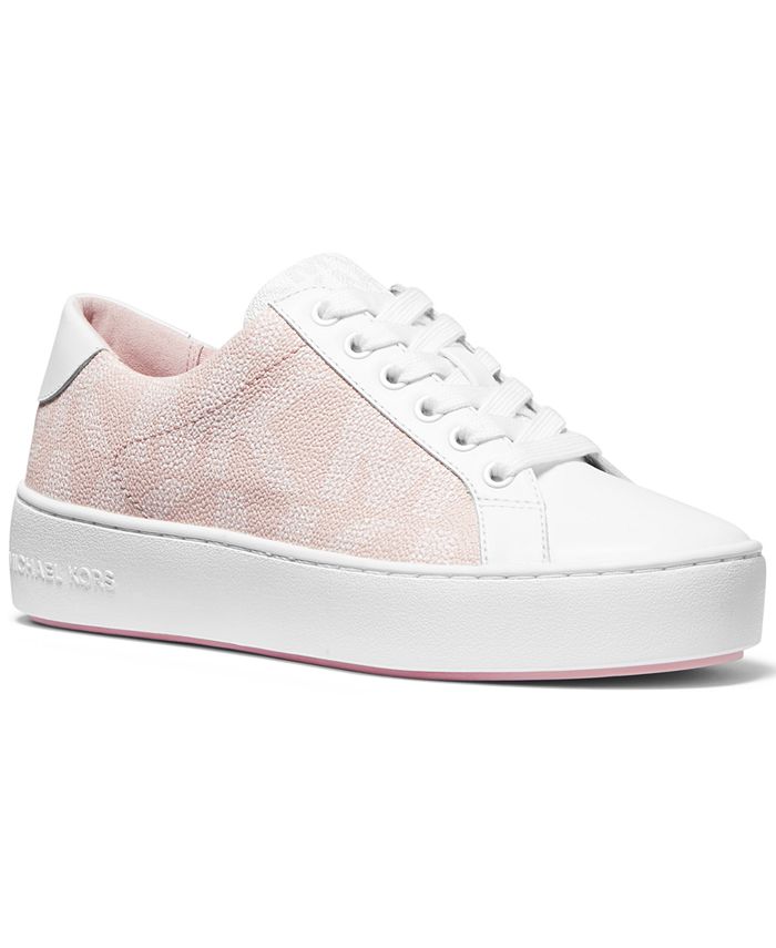 Michael Kors Poppy Lace-Up Sneakers & - Athletic Sneakers - - Macy's
