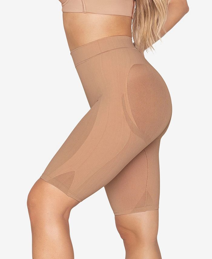 Leonisa Womens Invisible Shaper Short With Open-rear Lift Invisible Shaper Short With Open-rear Lift 