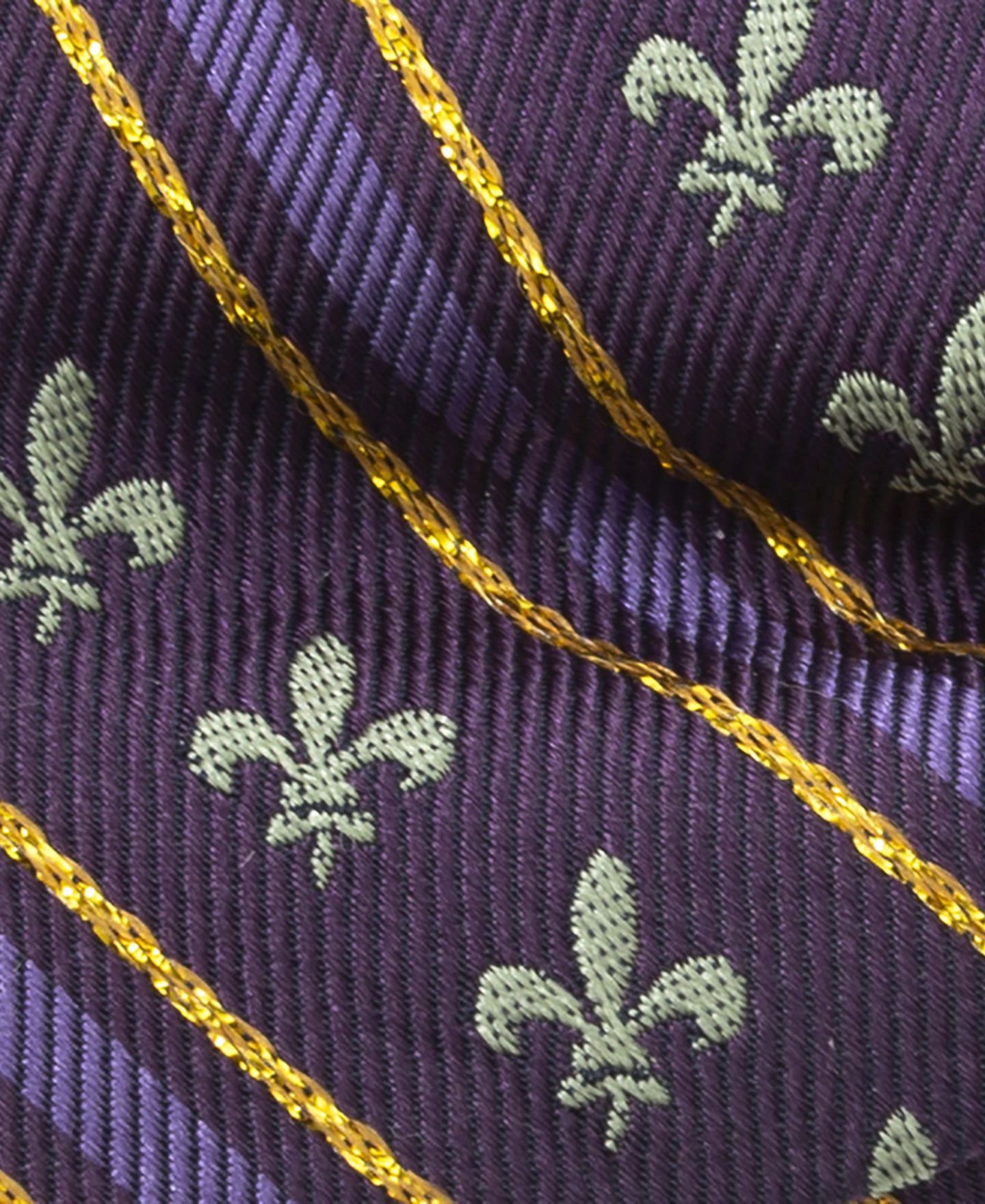 Мужские галстуки Cufflinks Inc. Mardi Gras Stripe Bow Tie, цвет: Фиолетовый — фото 2