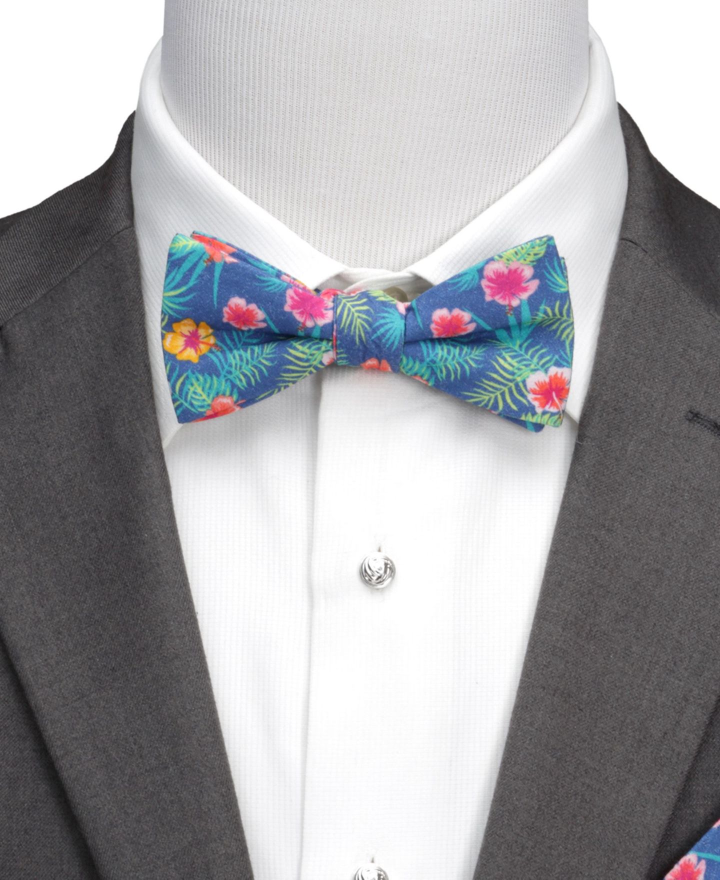 Мужские галстуки Cufflinks Inc. Tropical Bow Tie, цвет: Синий — фото 4