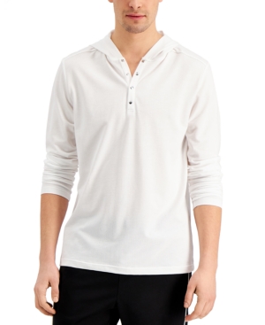 Inc Men's Jacquard Ribbed Hoodie Created for Macy's