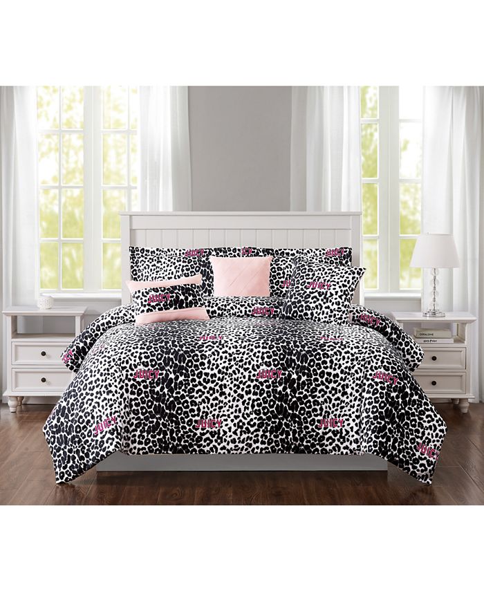 Juicy Couture Ombre Leopard Reversible Comforter Sets & Reviews 