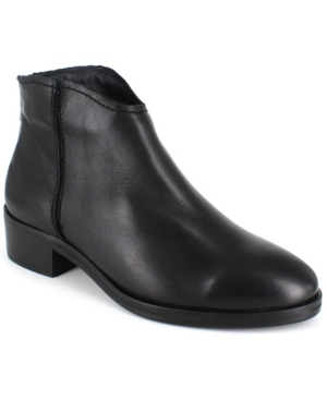 image of Women-s Georgie Leather Ankle Booties Women-s Shoes