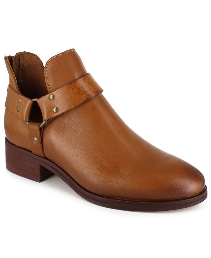 ZiGi Soho Women s Garnie Harness Leather Booties Macy s
