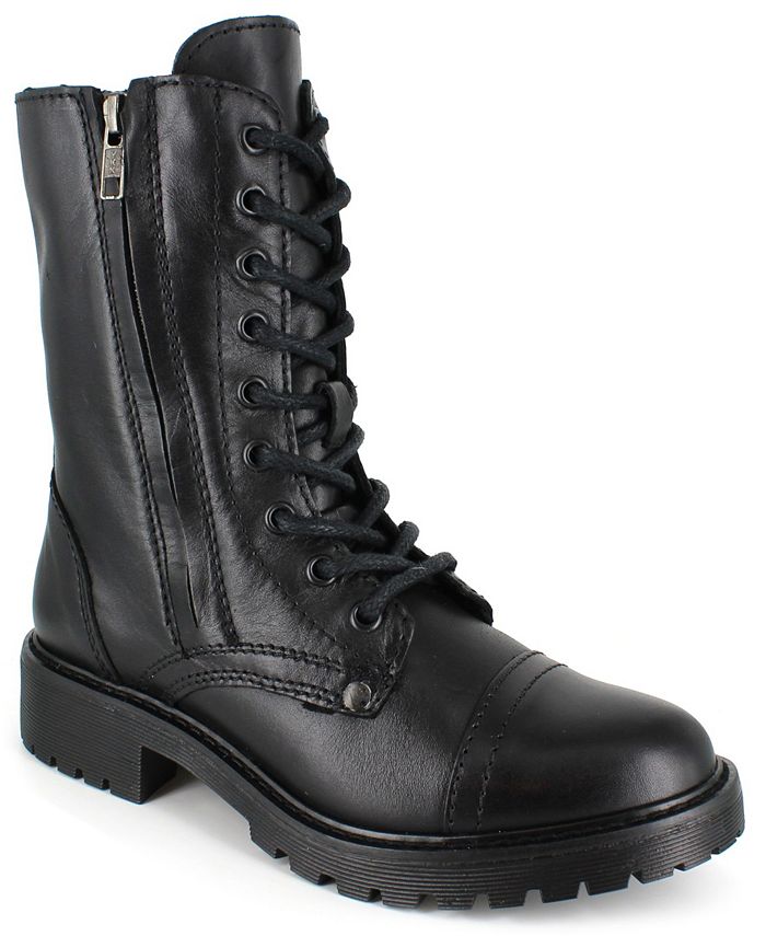 ZiGi Soho Women's Rosaline Mid-Calf Laceup Leather Boots - Macy's