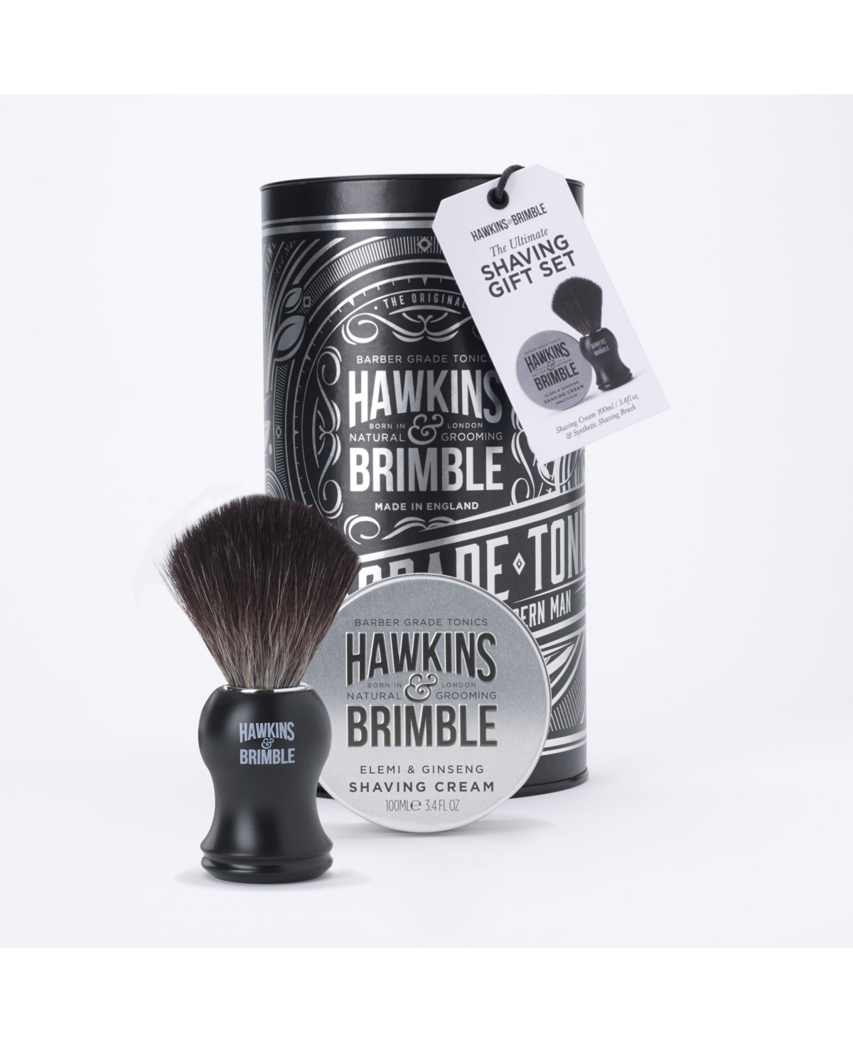Shaving Gift Set - Silver, Black