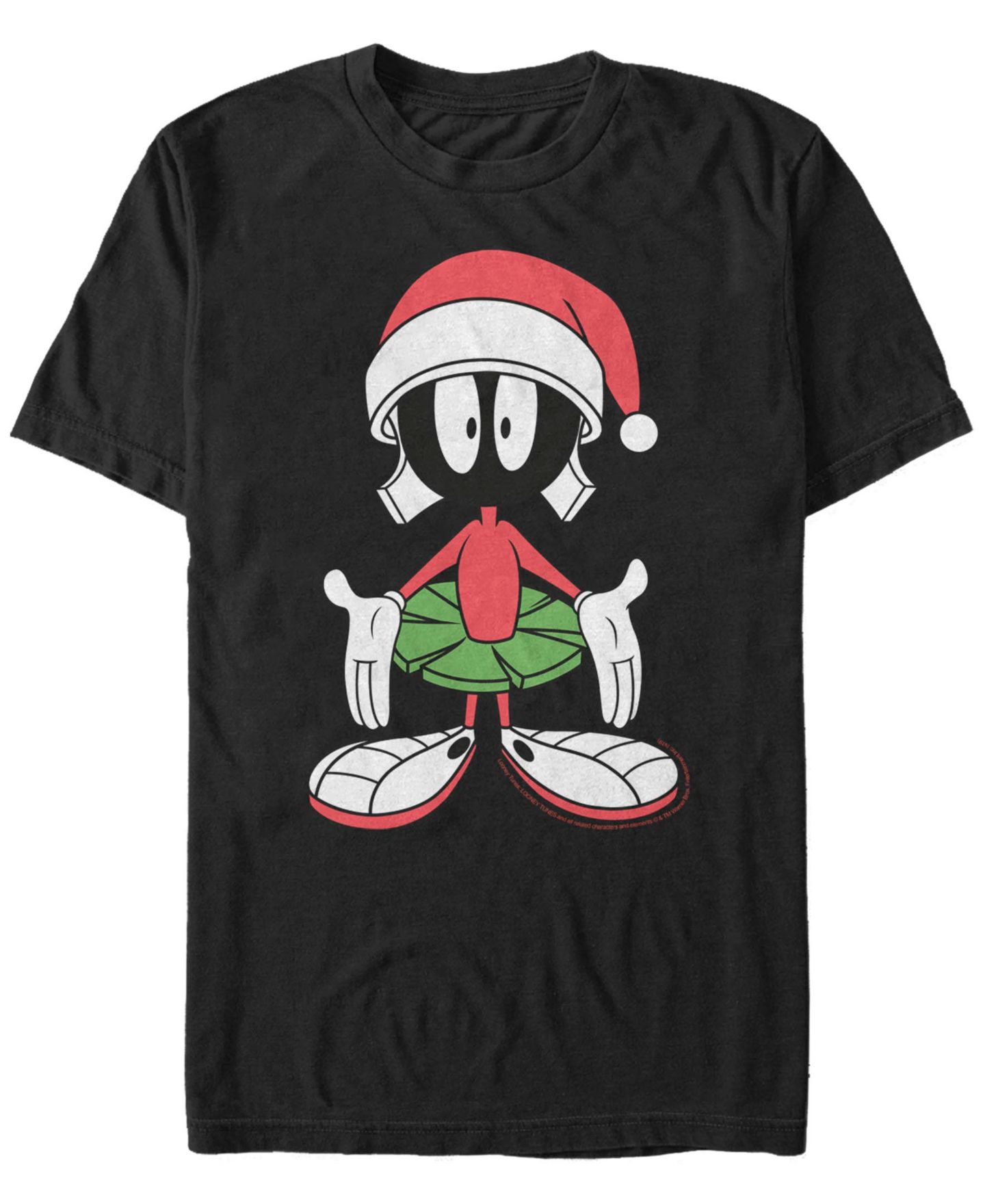 Мужская футболка Fifth Sun Looney Tunes Marvin Christmas Short Sleeve, цвет: Чёрный — фото 1