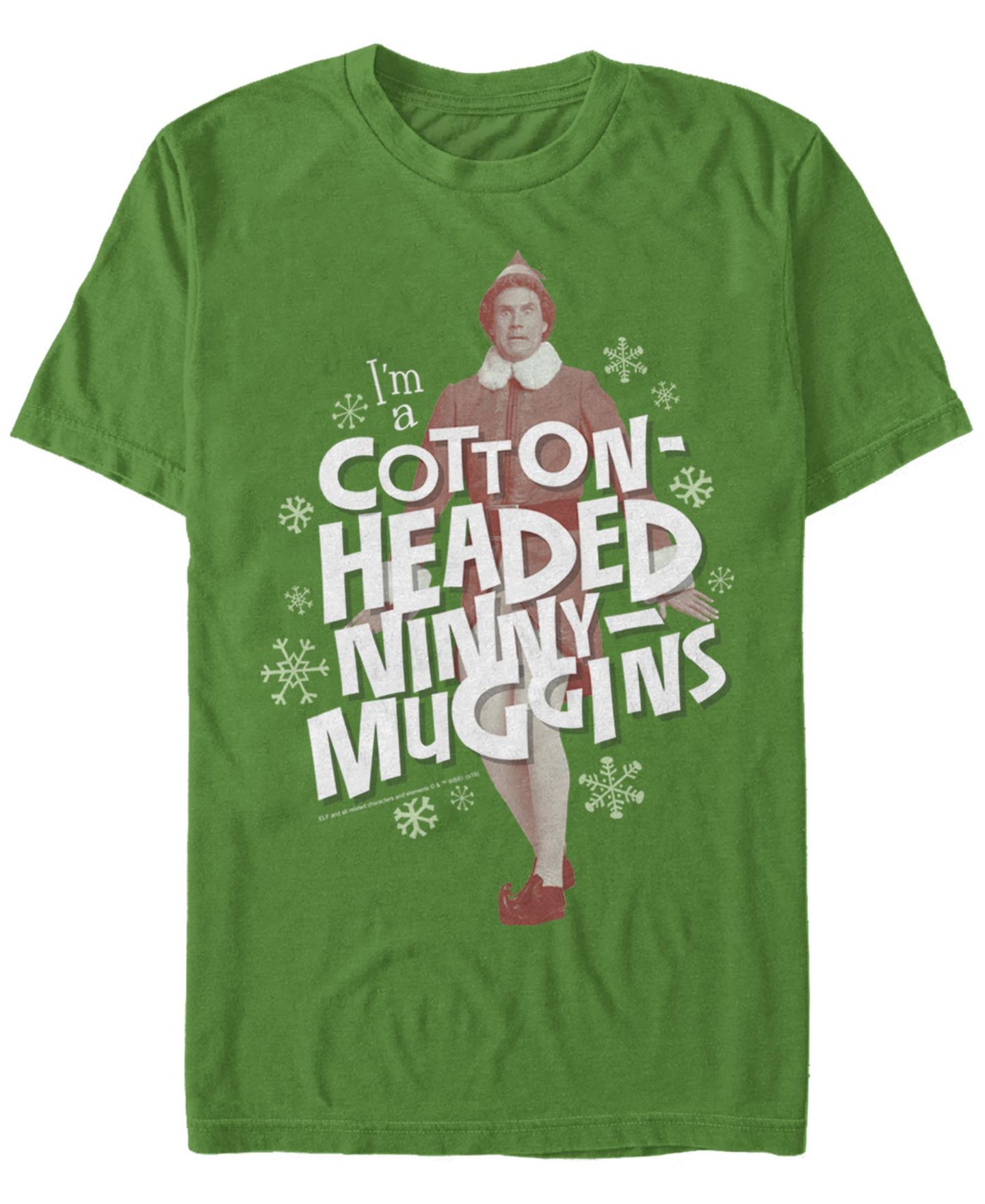Мужская футболка Fifth Sun Elf Headed Ninny Muggins Short Sleeve, цвет: Меланжевый — фото 1