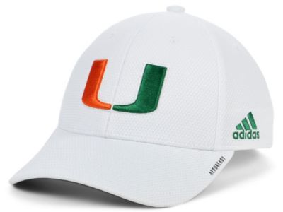 adidas - Miami Hurricanes Sideline Coaches Flex Cap