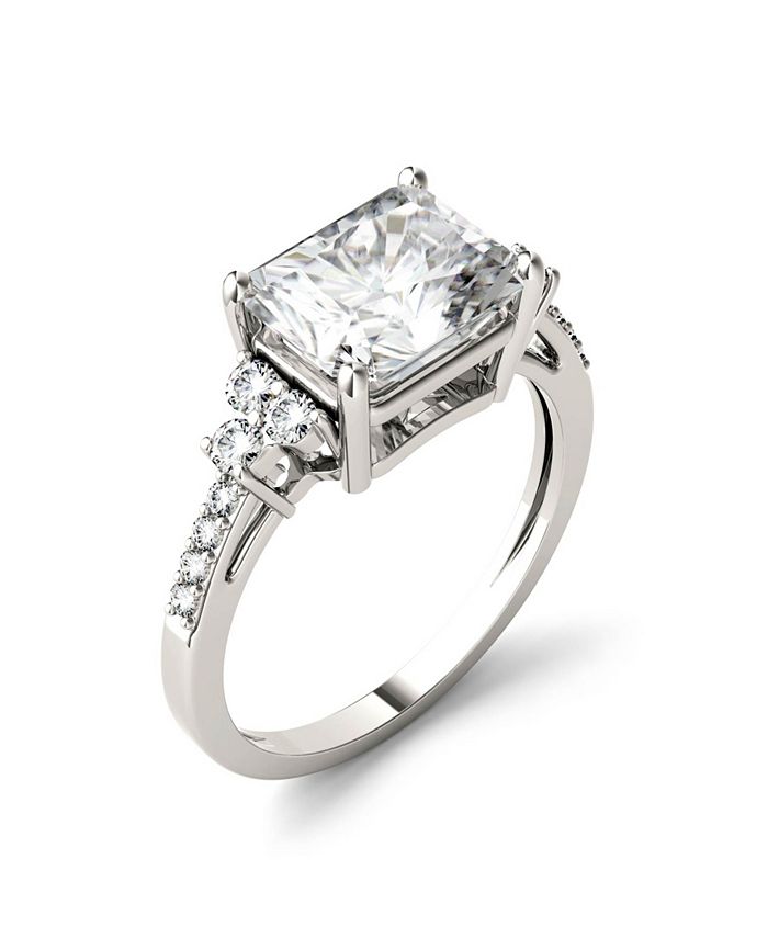 Charles & Colvard Moissanite Radiant Cut Engagement Ring 2-9/10 ct. t.w ...
