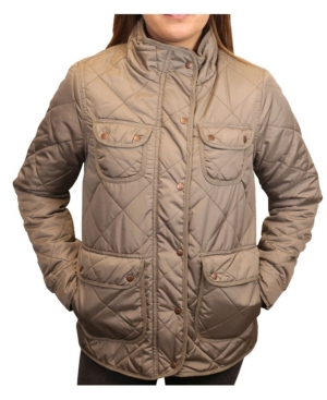 Mountain And Isles Women's Diamond Quilted Field Jacket