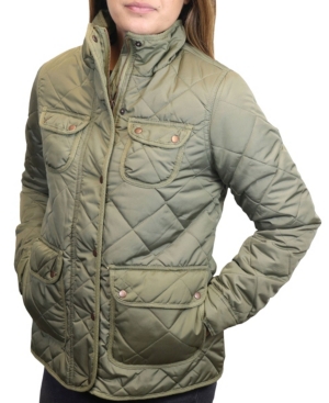 Mountain And Isles Women's Diamond Quilted Field Jacket