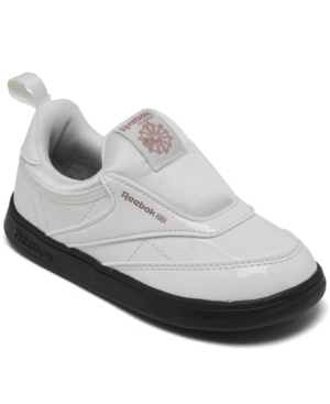 image of Reebok Toddler Girls Cardi B Club C Slip-On Iii Casual Sneakers from Finish Line