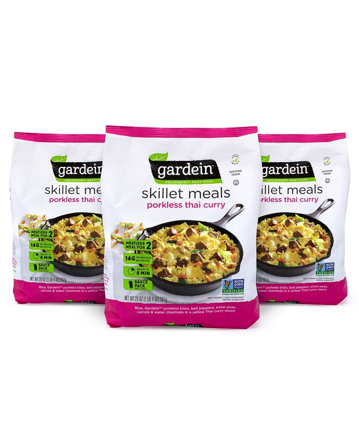 Gardein Porkless Thai Curry Skillet Meal, 20 oz, 3 Count Macy's