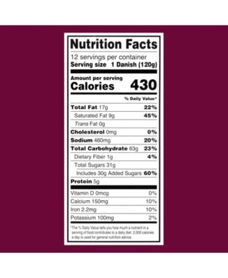 Cloverhill Cherry Cheese Bear Claw, 4.25 oz, 12 Count