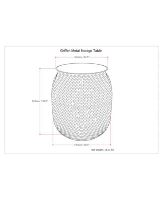 Griffen Storage Accent Table