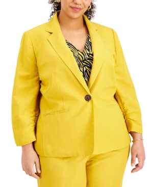 Kasper Plus Size Toggle Blazer