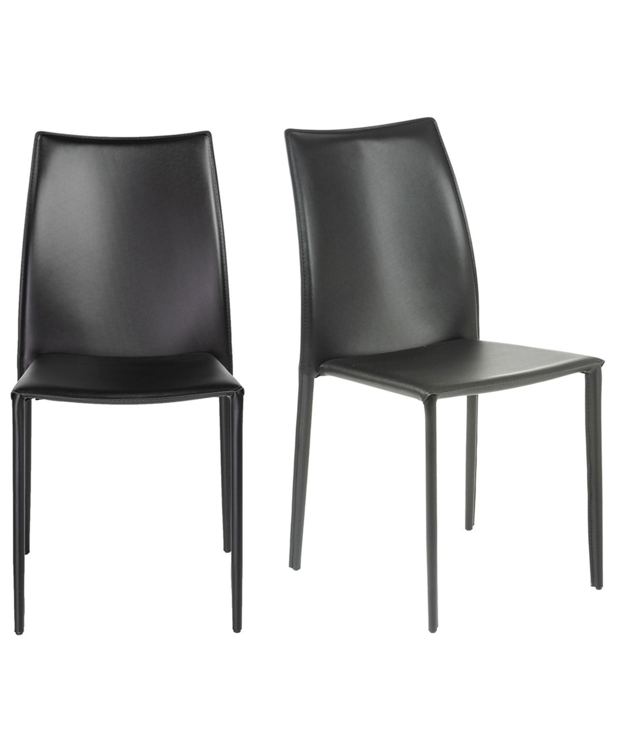 Closeout! Dalia Stacking Side Chair - Set Of 2