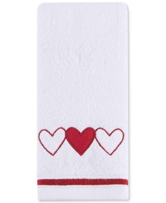 Martha Stewart Collection - Hearts 16" x 28" Hand Towel
